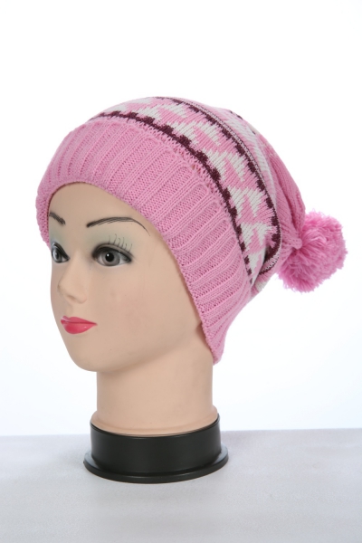 Üçgen Torbalı Pembe Bere