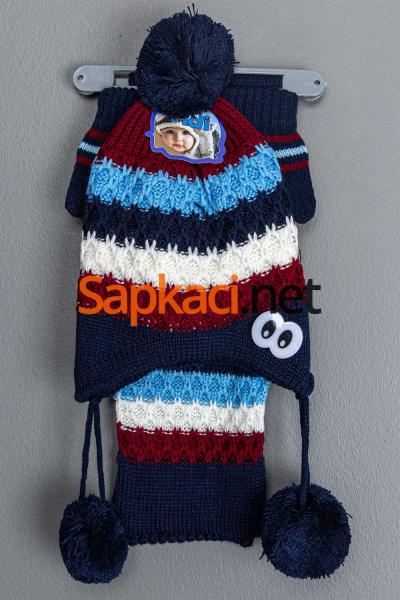 Gözler Lacivert Bebek Takım